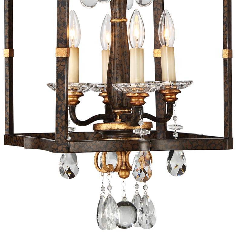 Image 3 Metropolitan Chateau Nobles 14" Wide Raven Bronze 4-Light Pendant more views