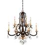 Metropolitan Chateau Nobles 34" Wide Raven Bronze 10-Light Chandelier