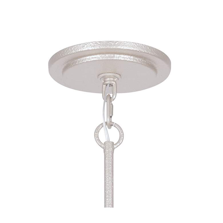 Image 5 Metropolitan Confluence 12-Light 20-in Piastra White Pendant with Shade more views