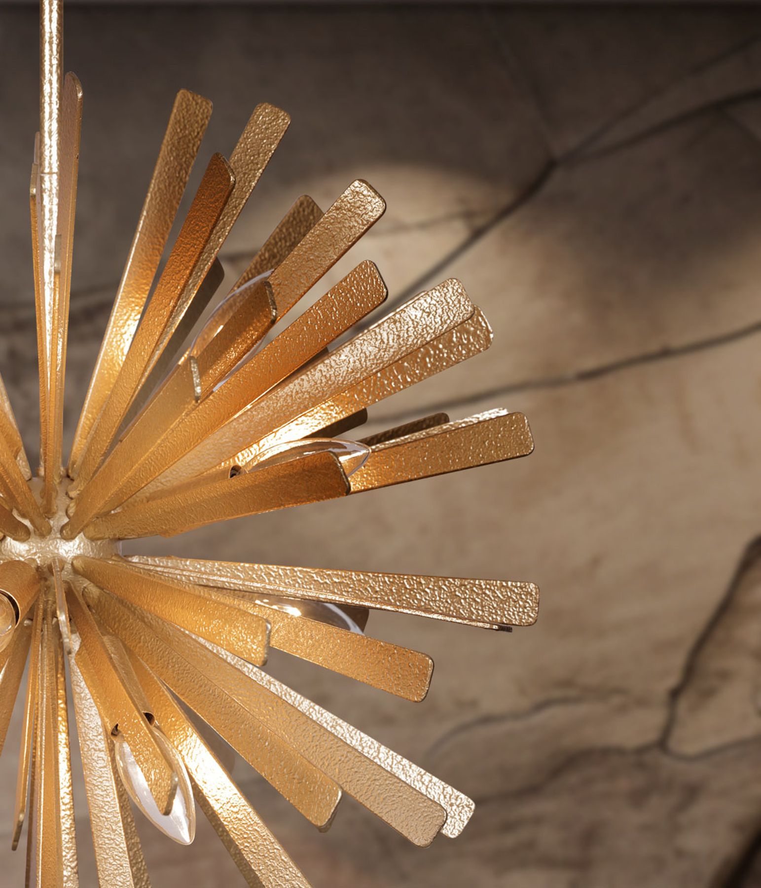 Image 5 Metropolitan Confluence 12-Light 20-inch Piastra Gold Pendant with Accents more views