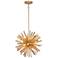 Metropolitan Confluence 12-Light Piastra Gold Pendant
