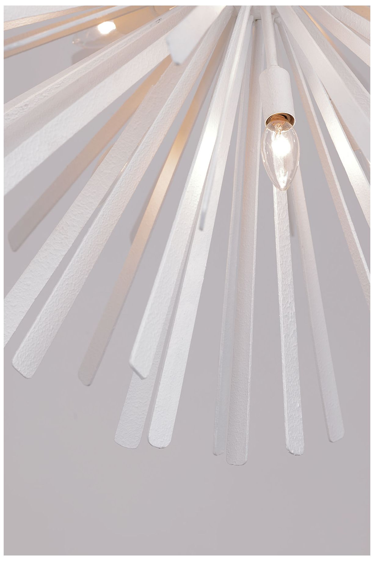 Image 5 Metropolitan Confluence 16-Light 34-in Piastra White Pendant with Accents more views