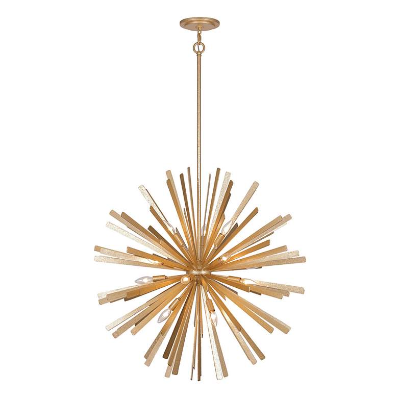 Image 3 Metropolitan Confluence 16-Light Piastra Gold Pendant more views