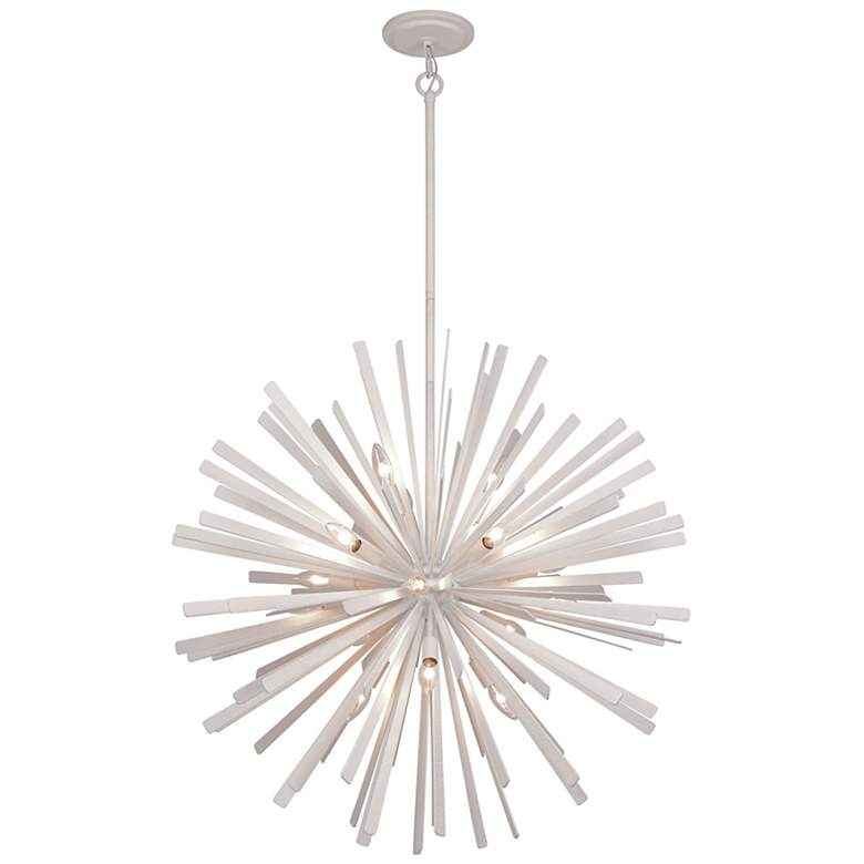 Image 2 Metropolitan Confluence 16-Light Piastra White Pendant