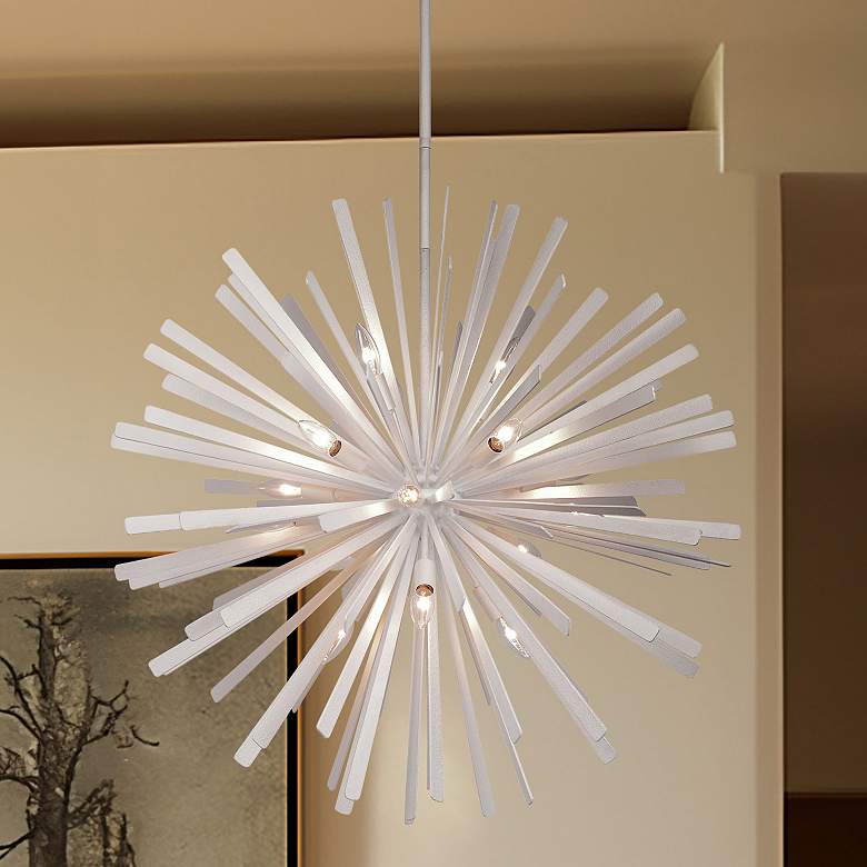 Image 1 Metropolitan Confluence 16-Light Piastra White Pendant