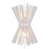 Metropolitan Confluence 2-Light Piastra White Wall Sconce