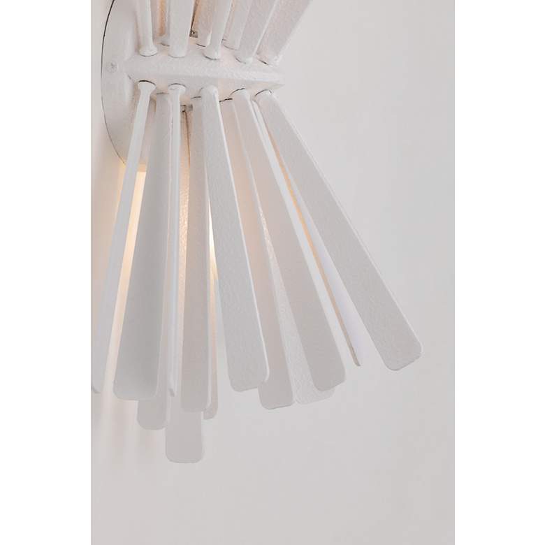 Image 3 Metropolitan Confluence 2-Light Piastra White Wall Sconce more views