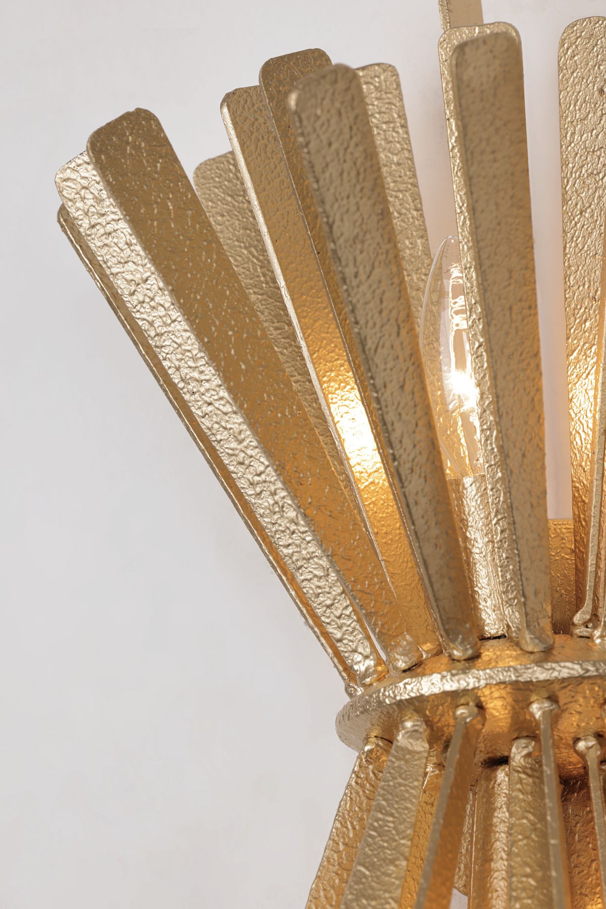 Image 5 Metropolitan Confluence 2-Lt 11.25-in Piastra Gold Wall Sconce with Accents more views