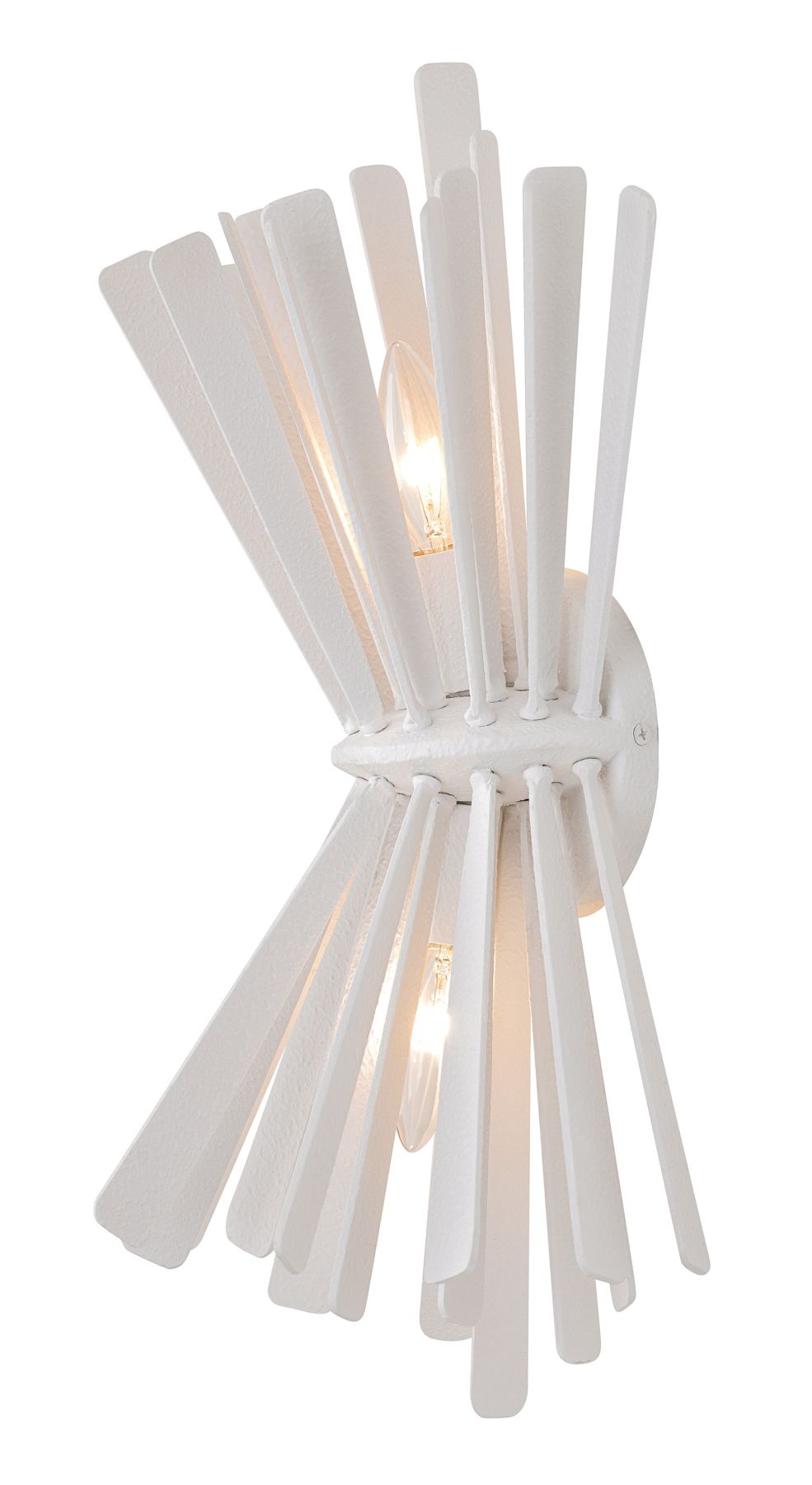 Image 2 Metropolitan Confluence 2-Lt 11.25-in Piastra White Wall Sconce with Accent more views