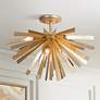 1_Metropolitan Confluence 20" Piastra Gold Modern 6-Light Ceiling Light