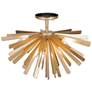 3_Metropolitan Confluence 20" Piastra Gold Modern 6-Light Ceiling Light more views