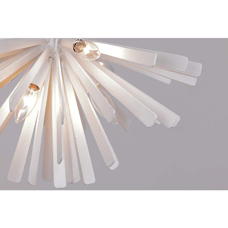 Image 4 Metropolitan Confluence 20" Wide 6-Light Piastra White Ceiling Light more views