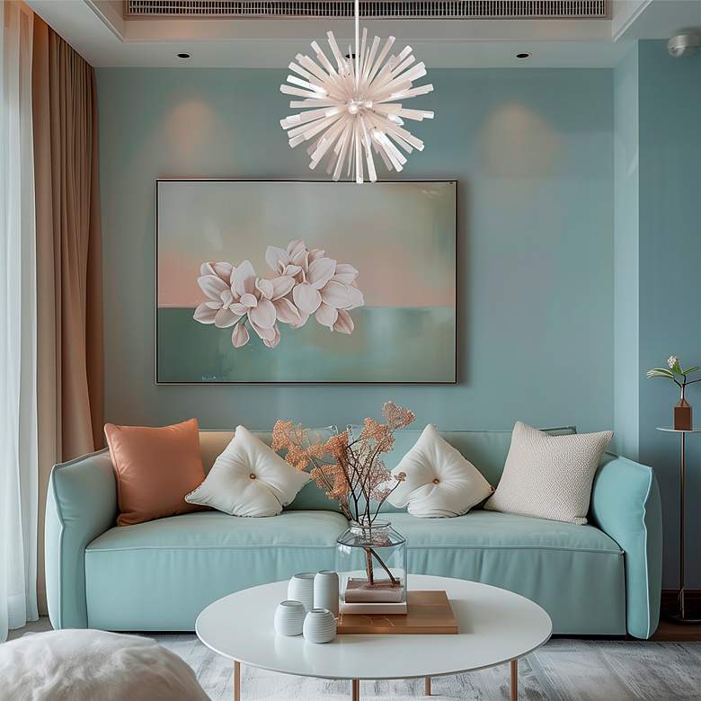 Image 6 Metropolitan Confluence 20" Wide Piastra White Pendant Light more views