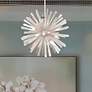 1_Metropolitan Confluence 20"W Piastra White 12-Light Pendant