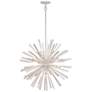 3_Metropolitan Confluence 20"W Piastra White Sputnik Pendant Light more views