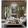 6_Metropolitan Confluence 20"W Piastra White Sputnik Pendant Light more views