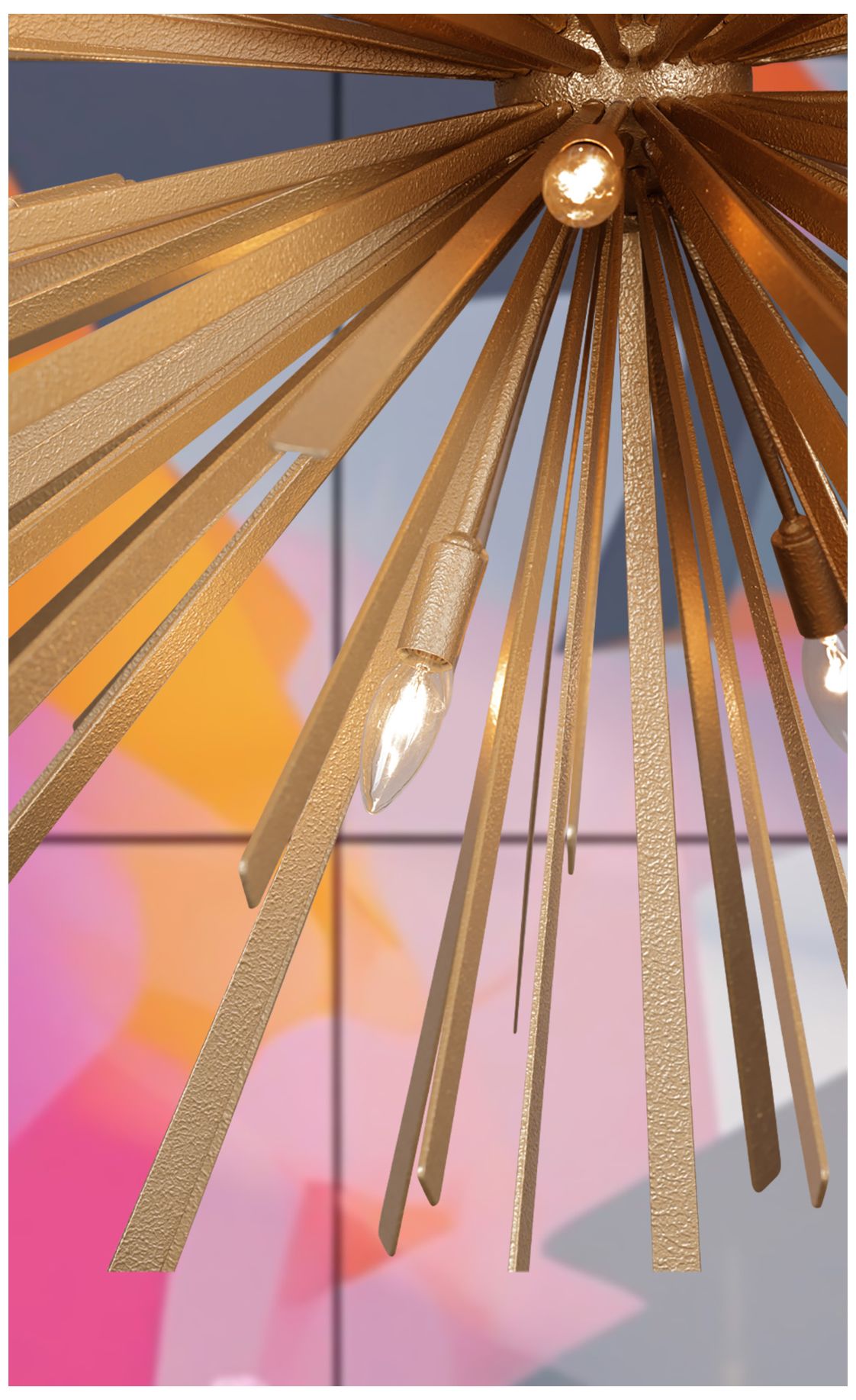 Image 3 Metropolitan Confluence 20-Light 48-in Piastra Gold Pendant with Accents more views