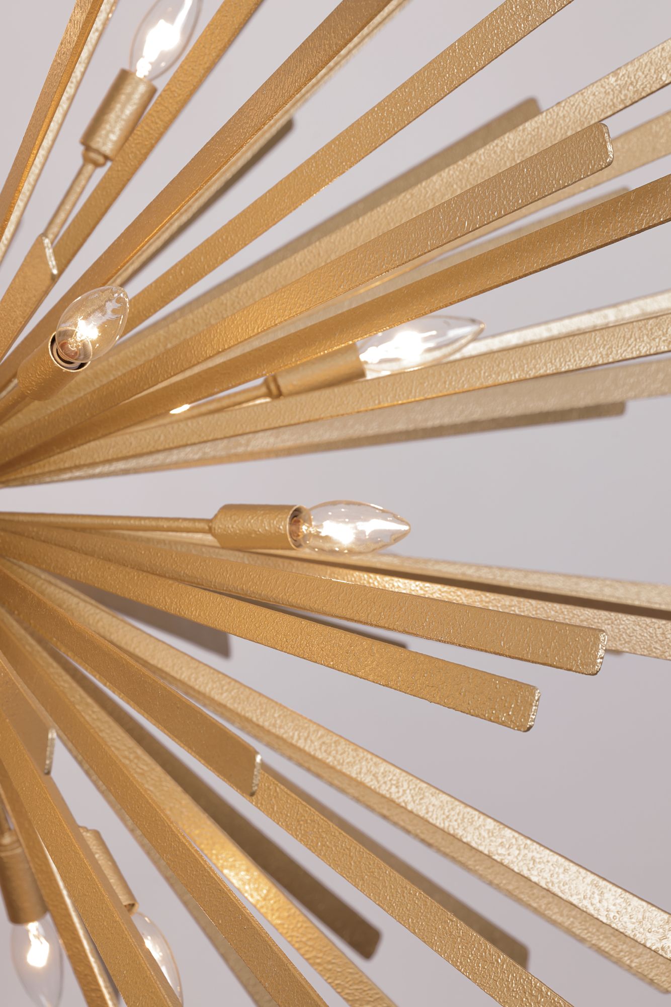 Metropolitan Confluence 20-Light 48-in Piastra Gold Pendant with Accents