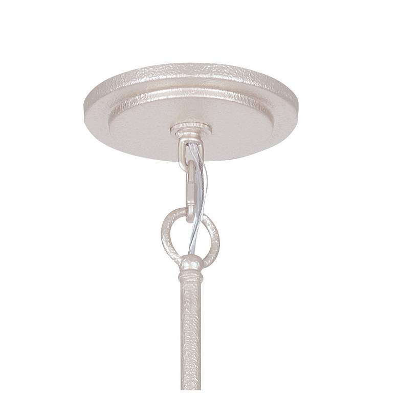 Image 5 Metropolitan Confluence 20-Light 48-in Piastra White Pendant with Shade more views