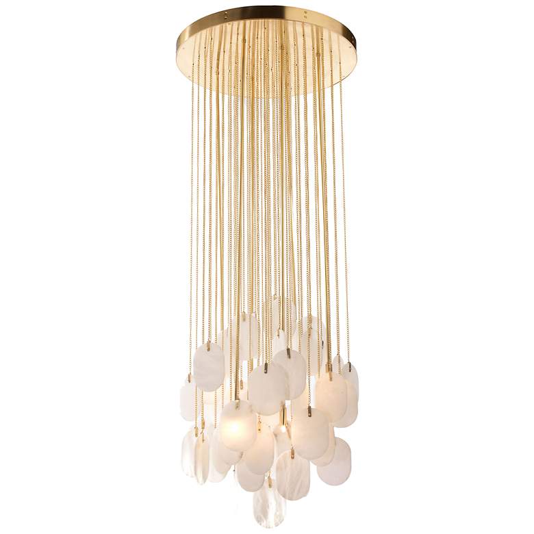 Image 1 Metropolitan Constaledo 6-Light 27.5-in Brass Pan Pendant