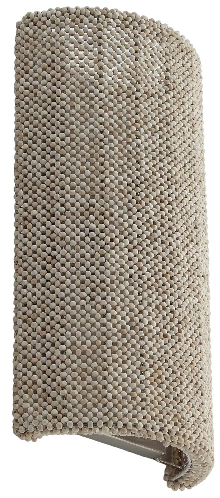 Image 5 Metropolitan Copra 2-Light 10-in Brushed Nickel Wall Sconce with Bead Shade more views