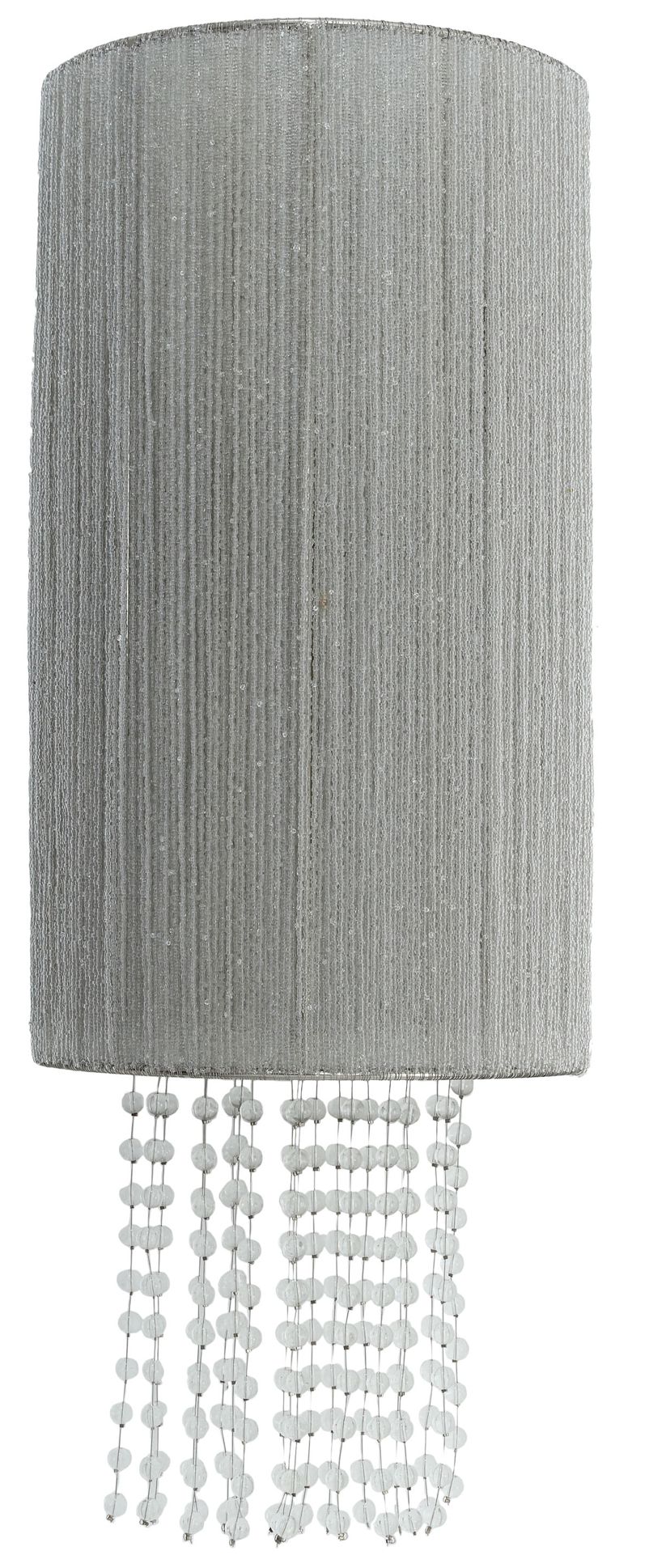 Image 3 Metropolitan Crystal Reign 2-Light 10-in Nickel Wall Sconce with Crystal more views