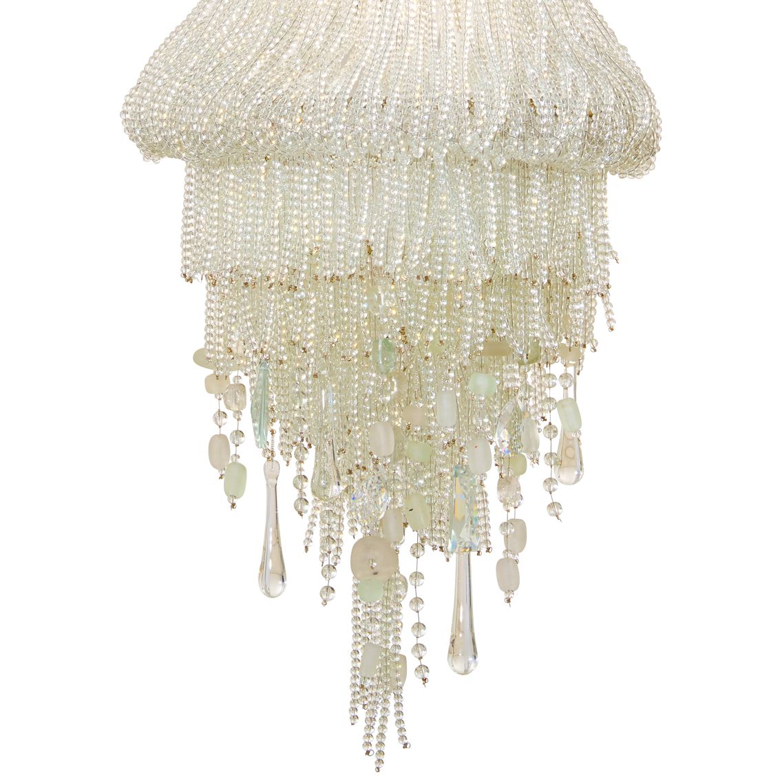 Image 2 Metropolitan Crystal Reign 2-Light 13.38-in Nickel Wall Sconce with Crystal more views