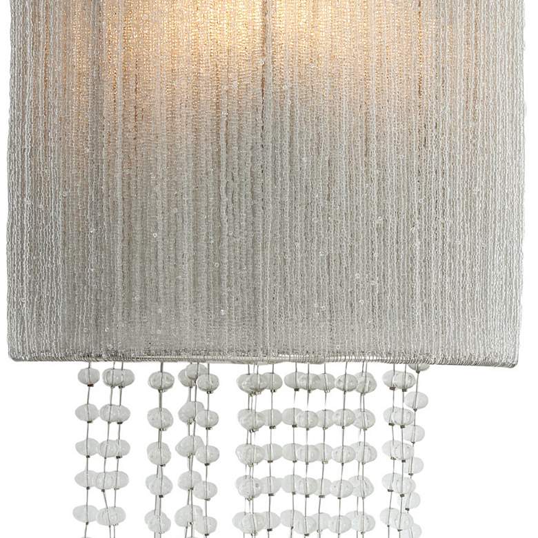 Image 2 Metropolitan Crystal Reign 2-Light 9.75-in Polished Nickel Wall Sconce more views