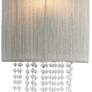 2_Metropolitan Crystal Reign 2-Light 9.75-in Polished Nickel Wall Sconce more views