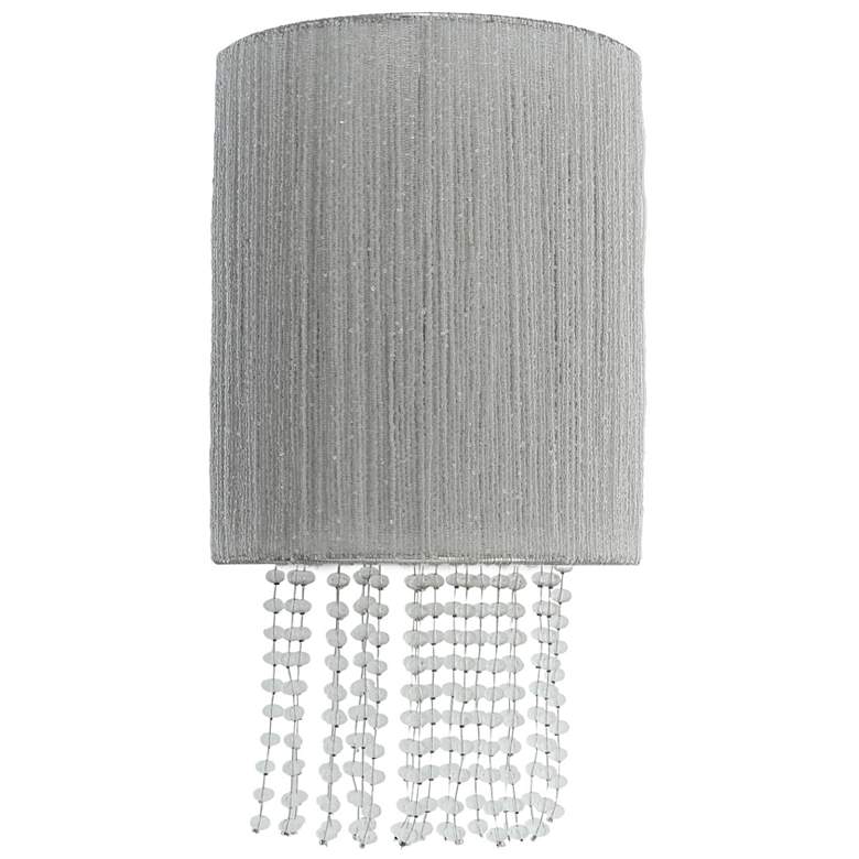 Image 3 Metropolitan Crystal Reign 2-Light 9.75-in Polished Nickel Wall Sconce more views