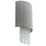 5_Metropolitan Crystal Reign 2-Light 9.75-in Polished Nickel Wall Sconce more views