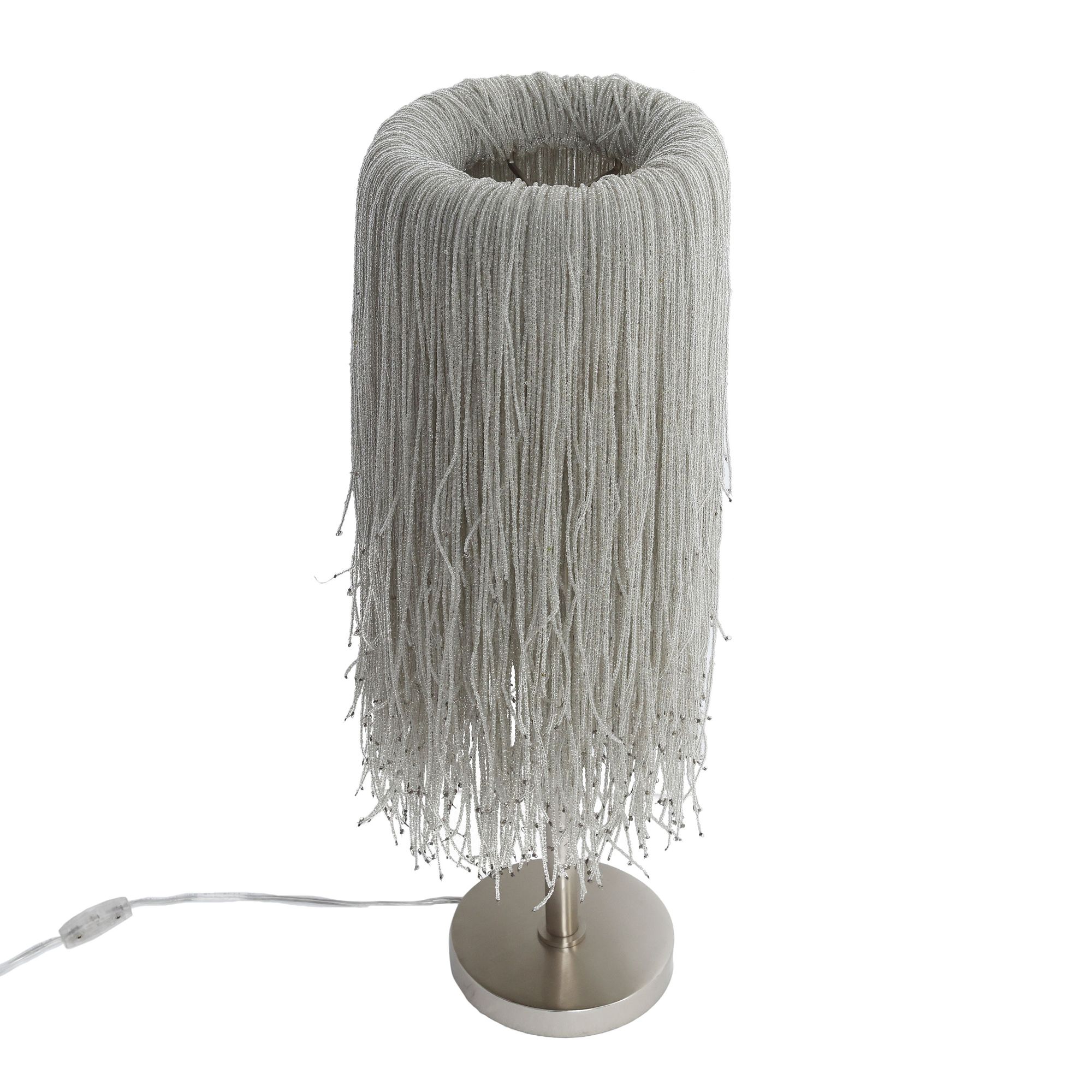 Image 7 Metropolitan Crystal Reign 2-Lt 9.5-in Nickel Table Lamp with Crystal more views