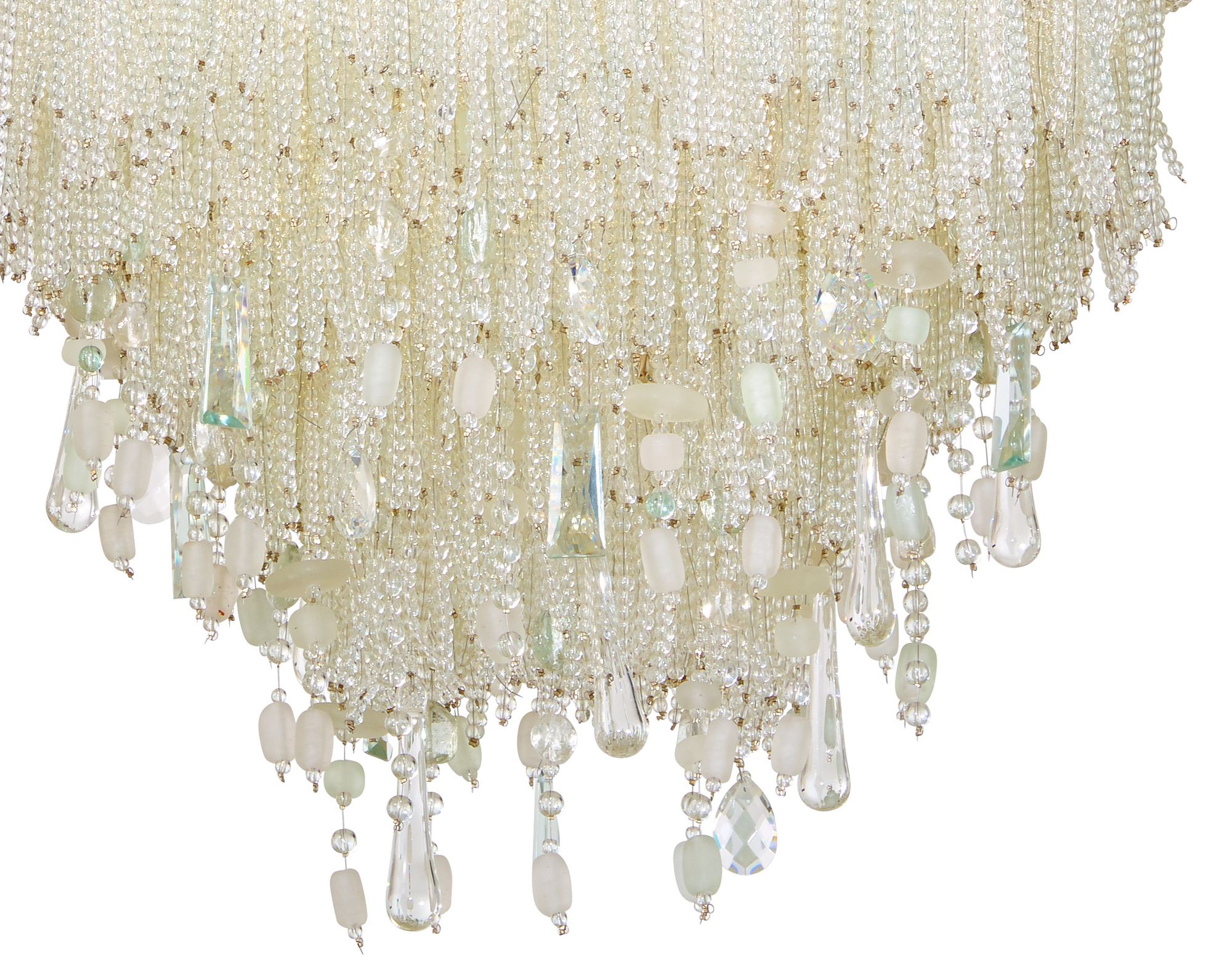 Image 3 Metropolitan Crystal Reign 4-Light 19.5-in Nickel Pendant with Crystal more views