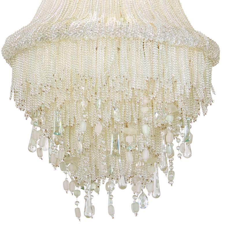 Image 2 Metropolitan Crystal Reign 4-Light 19.5-in Polished Nickel Pendant more views