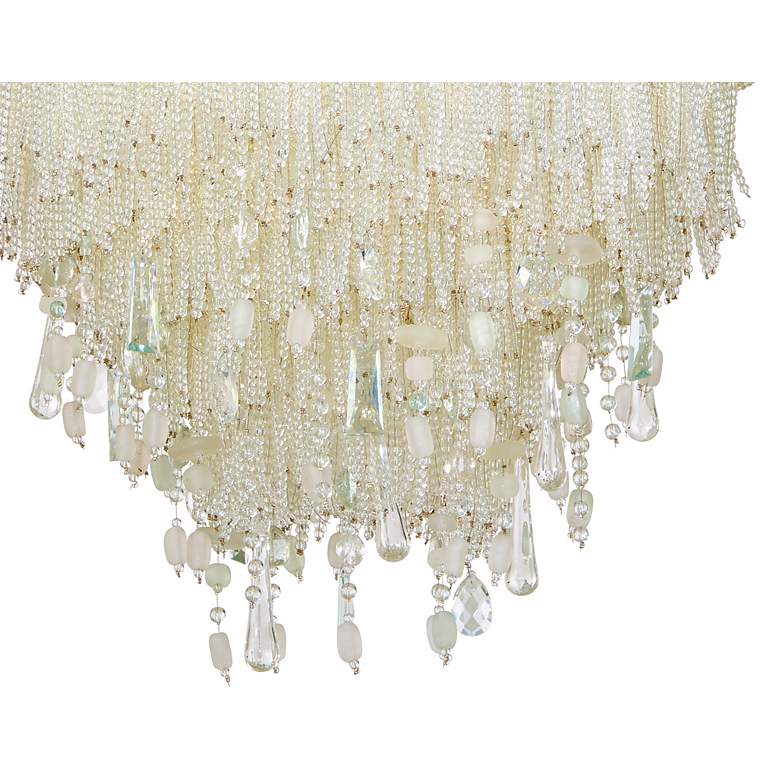 Image 3 Metropolitan Crystal Reign 4-Light 19.5-in Polished Nickel Pendant more views