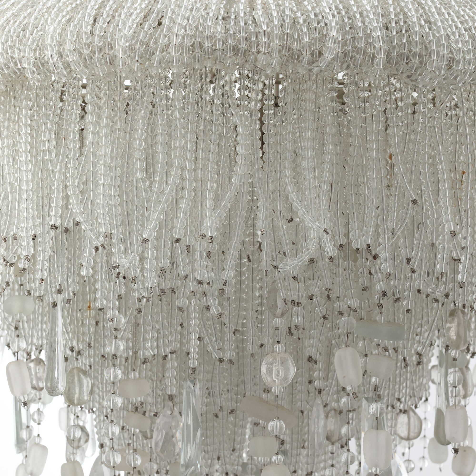 Image 3 Metropolitan Crystal Reign 5-Light 22.75-in Nickel Pendant with Crystal more views