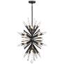 1_Metropolitan Elsa 26" Wide Midnight Graphite Sputnik Pendant