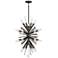 Metropolitan Elsa 26" Wide Midnight Graphite Sputnik Pendant