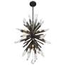 6_Metropolitan Elsa 26" Wide Midnight Graphite Sputnik Pendant more views