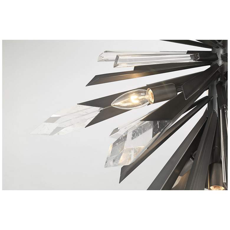 Image 7 Metropolitan Elsa 26" Wide Midnight Graphite Sputnik Pendant more views