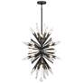 Metropolitan Elsa 26" Wide Midnight Graphite Sputnik Pendant