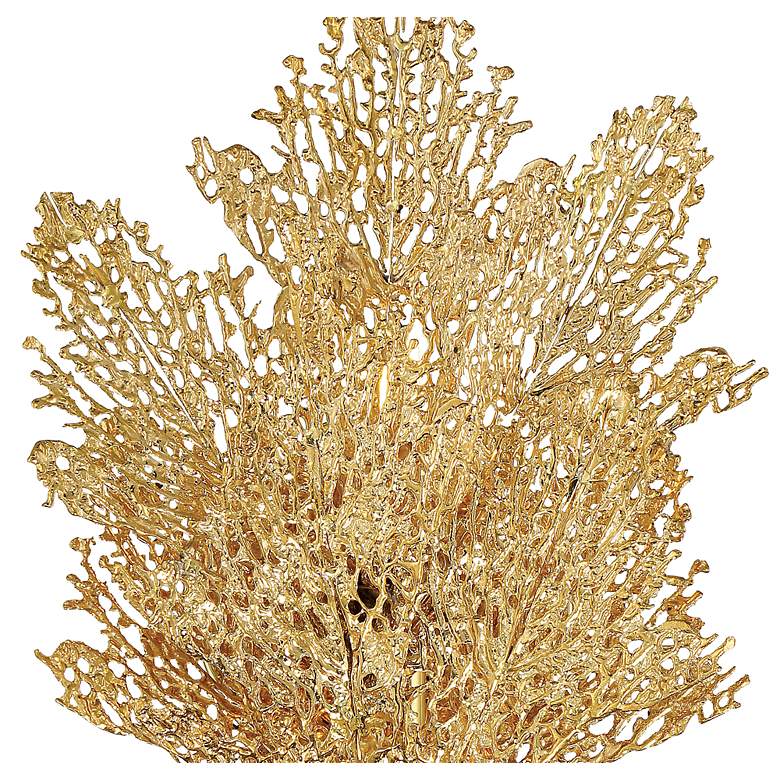 Image 2 Metropolitan Evergold 24" Wide 2-Light Gold Leaf LED Wall Sconce more views