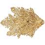 Metropolitan Evergold 24" Wide 2-Light Gold Leaf LED Wall Sconce