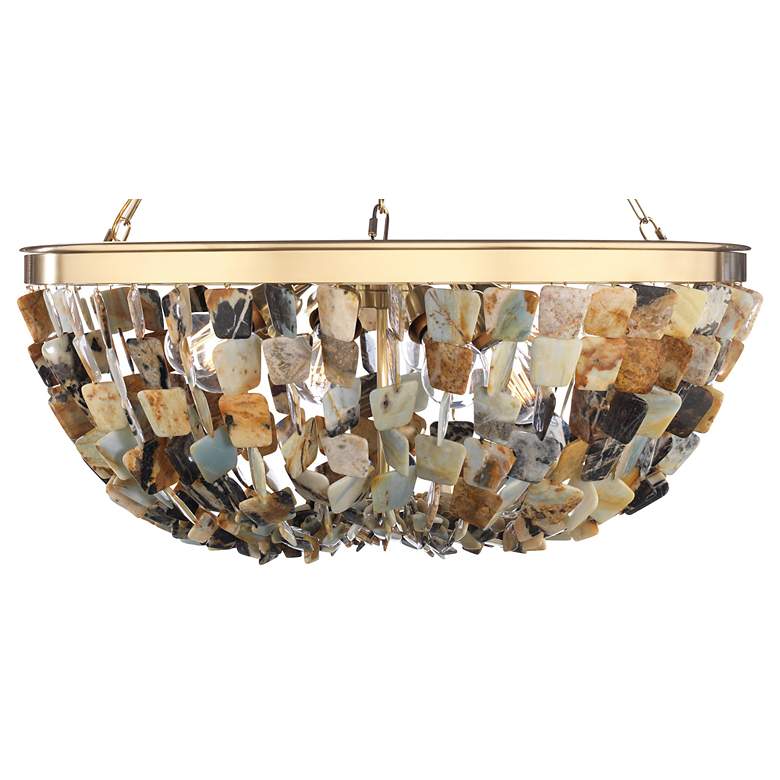 Image 4 Metropolitan Flotsam 8-Light 29.5-in Brass Pendan more views