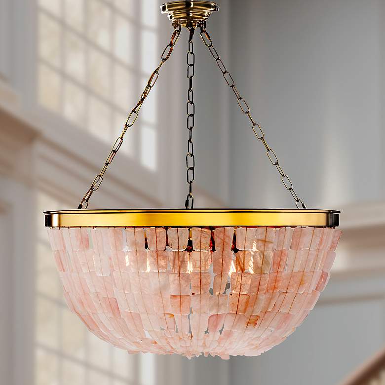 Image 1 Metropolitan Flotsam 8-Light 33.5-in Brass Pendant