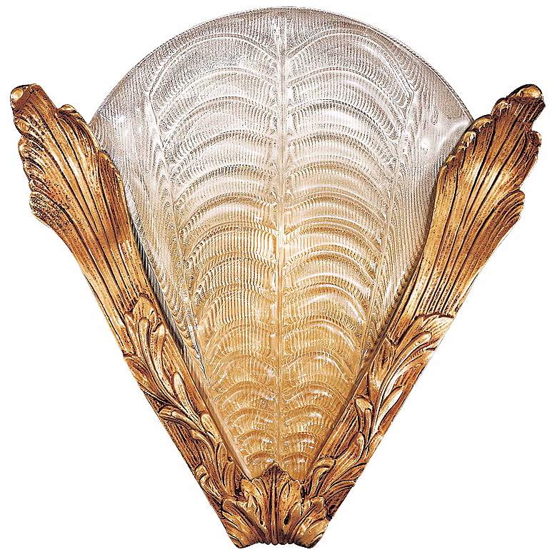 Image 2 Metropolitan French Gold 12 3/4 inch High Wall Sconce