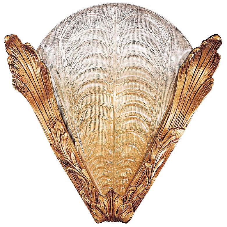 Image 2 Metropolitan French Gold 12 3/4" High Wall Sconce