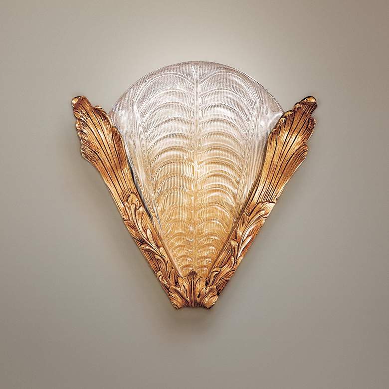 Image 1 Metropolitan French Gold 12 3/4 inch High Wall Sconce