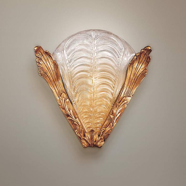 Image 1 Metropolitan French Gold 12 3/4" High Wall Sconce