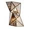 Metropolitan Geo-Gem 2-Light 9.25-in Artisan Brass Wall Sconce